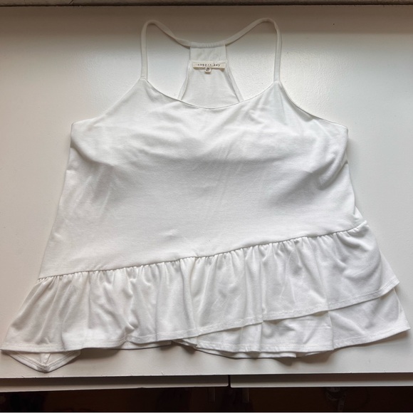 Copper Key Ruffle Bottom Shirt - Picture 2 of 7